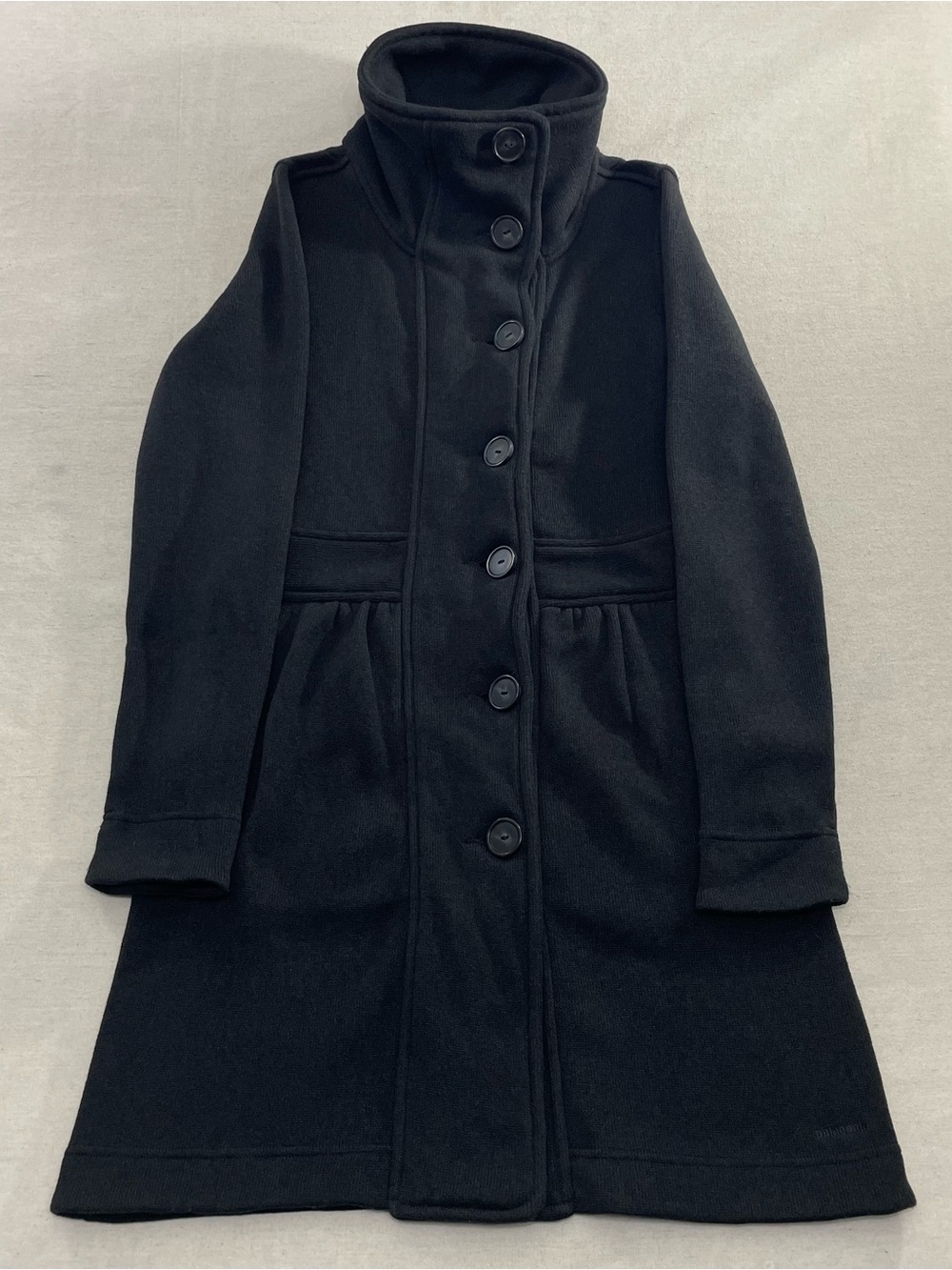 Patagonia Better Sweater Coat Women’s Small Black Fleece Button Front Jacket